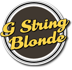 g string blonde logo